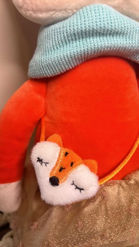 "Charlotte plush girl doll, a soft and sweet baby gift and nursery toy Australia."