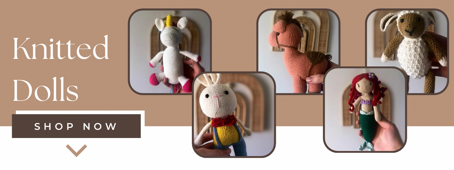 Pony Knitted Doll