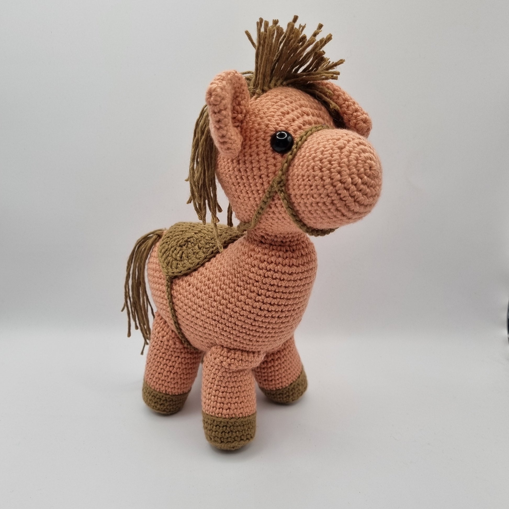 Pony Knitted Doll — Soft, handcrafted knitted pony plush toy | MyBabyandMe
