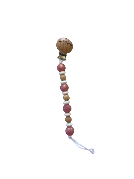 Silicone Dummy Clip - Pearl Pink