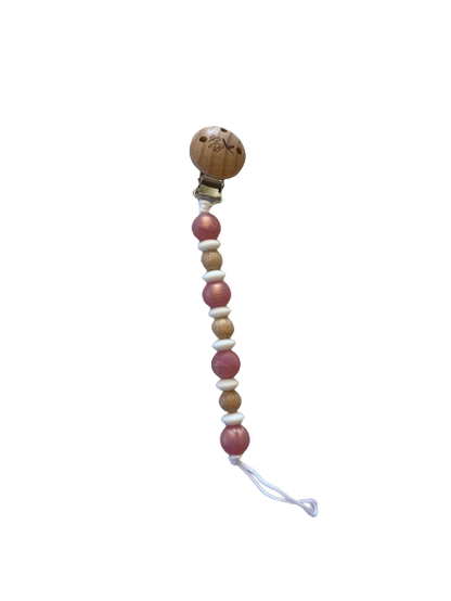 Silicone Dummy Clip - Pearl Pink