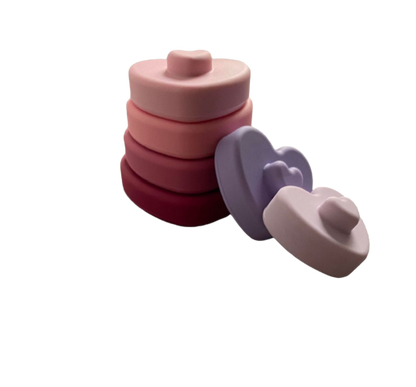 Educational Silicone Stackers - Montessori-Inspired Baby Toy