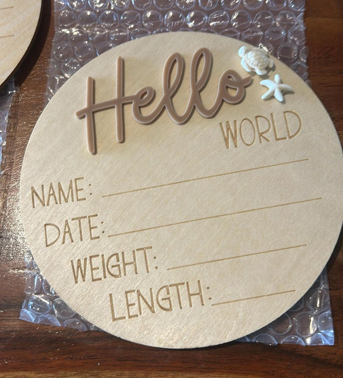 Sea Shell Announcement Disc