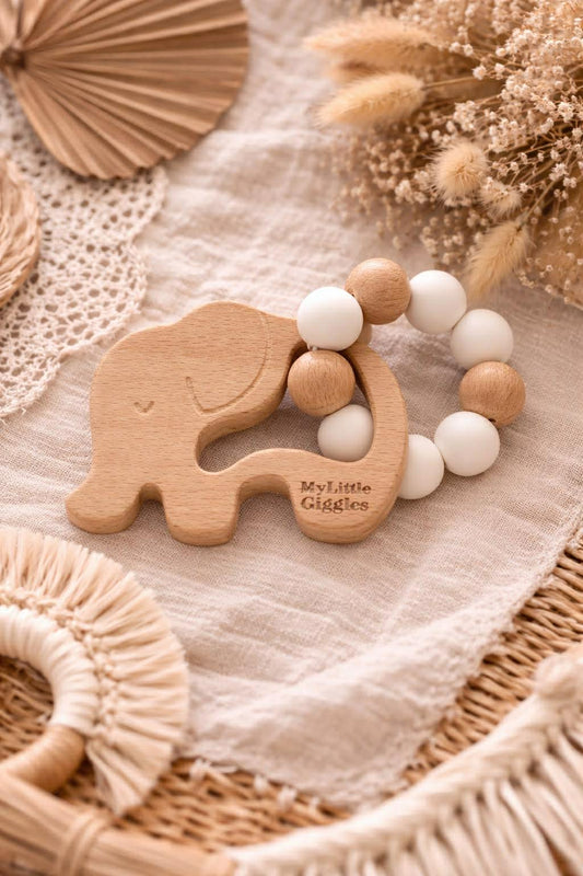 Elwood Elephant Ring Teether