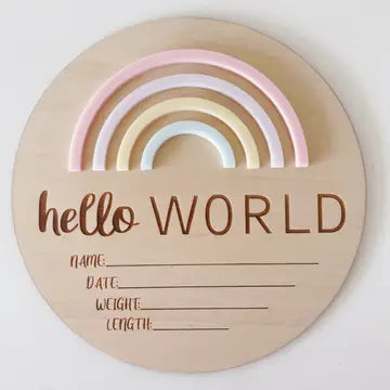 Rainbow Announcement Disc