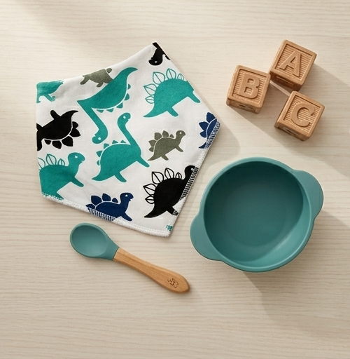 Triangle Baby Bib — Absorbent triangle-shaped bib for infants | MyBabyandMe