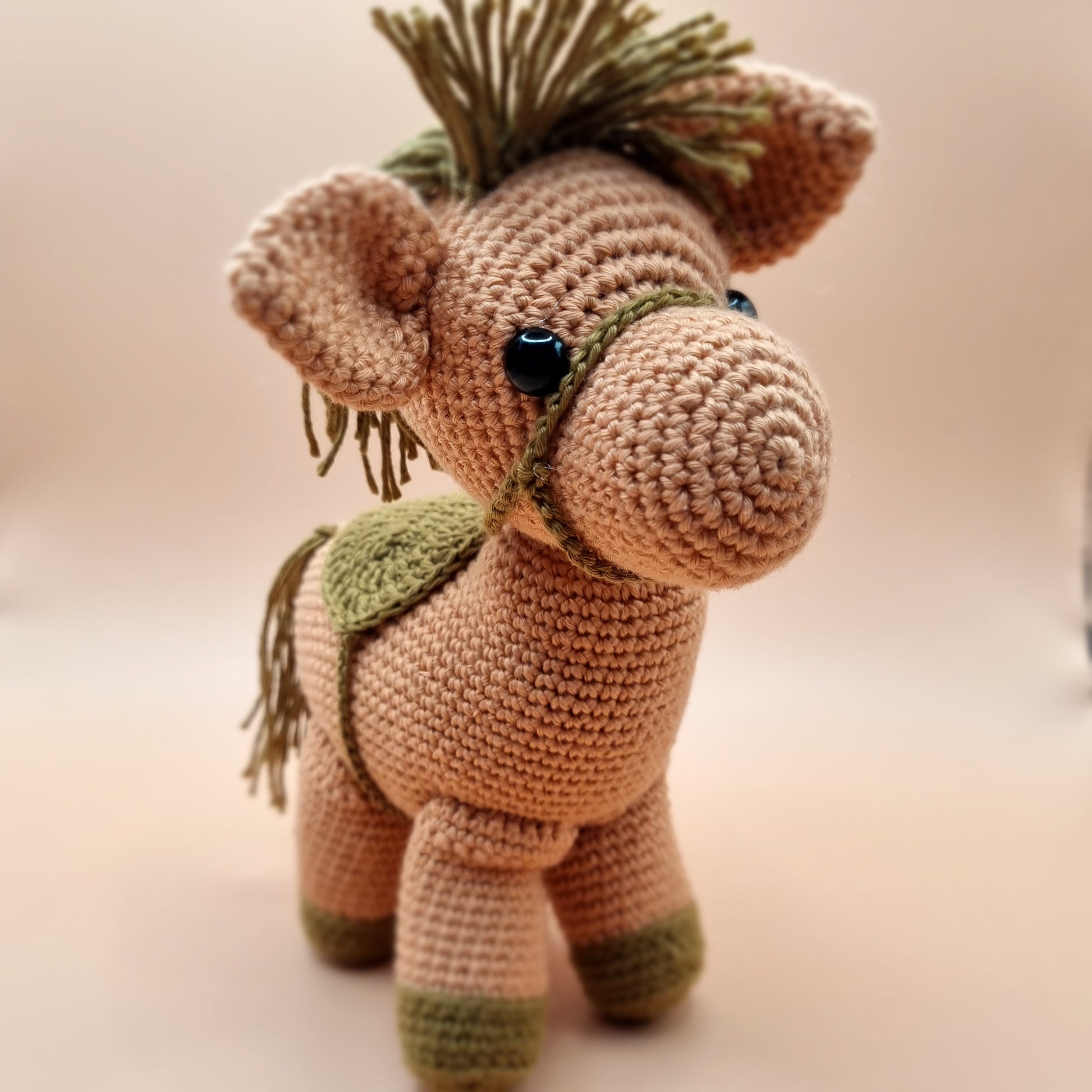Pony Knitted Doll — Soft, handcrafted knitted pony plush toy | MyBabyandMe