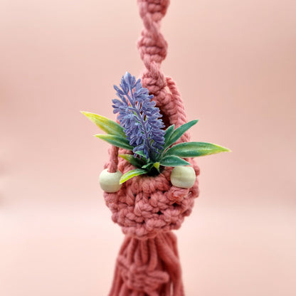 Small Macrame Pot Hangers