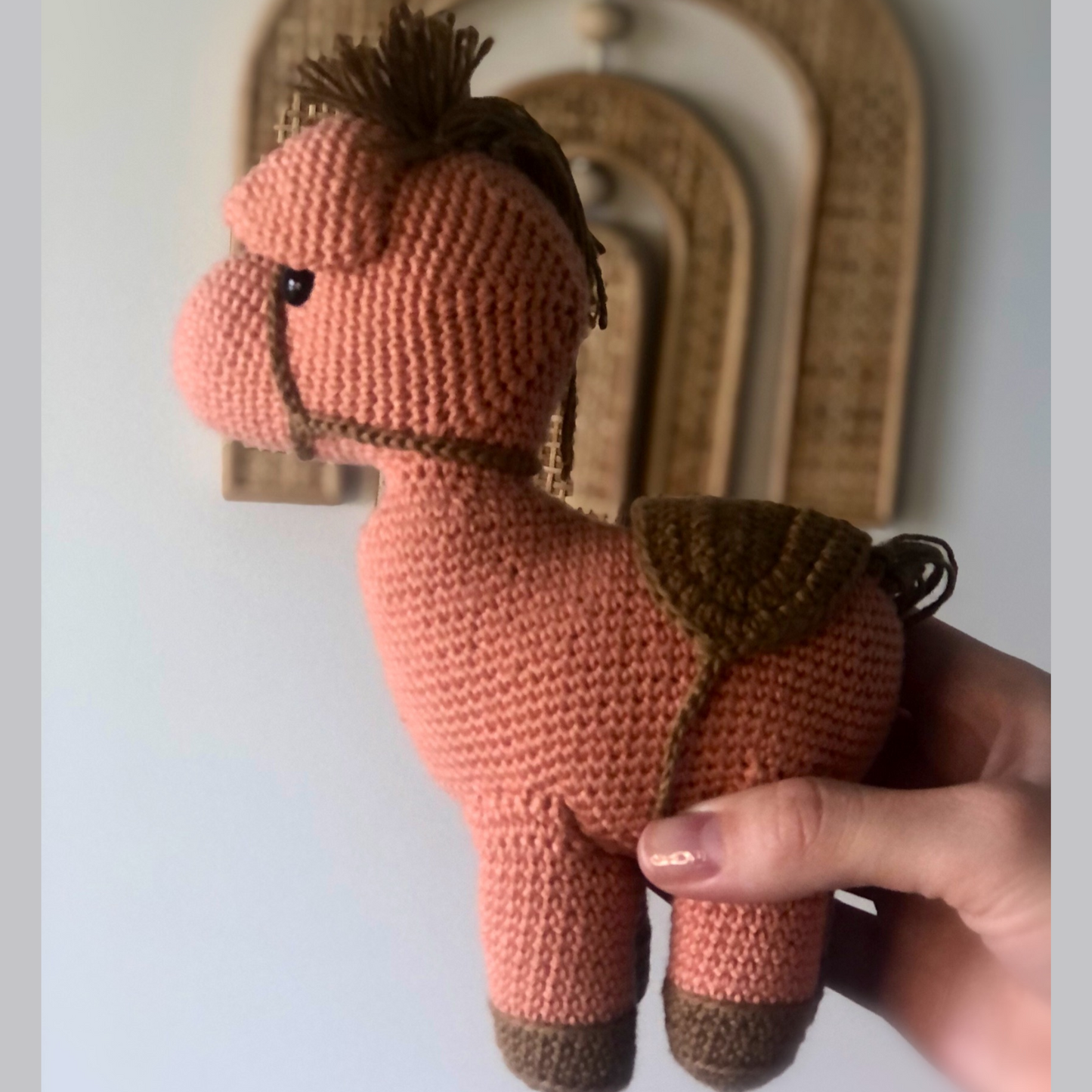 Pony Knitted Doll