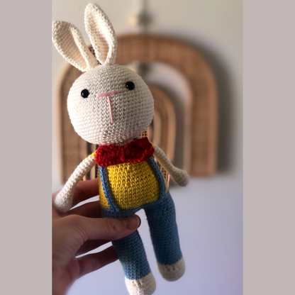 Handmade Crocheted Bunny Doll