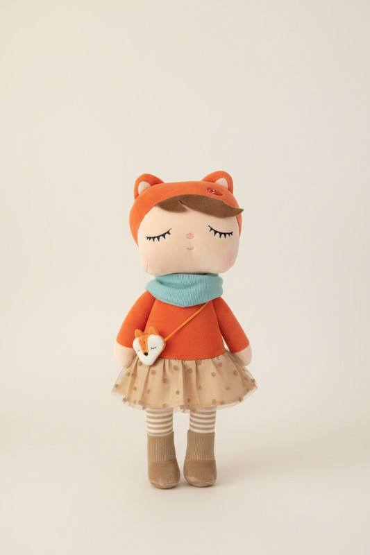 "Personalised Charlotte plush girl doll, a unique and thoughtful personalised baby gift Australia."


