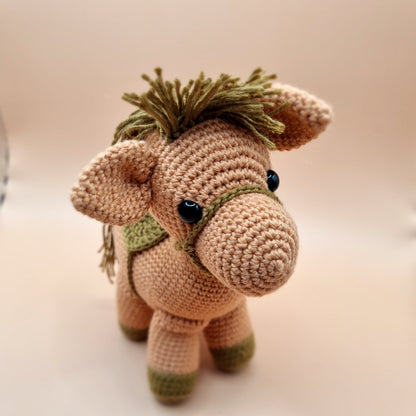 Pony Knitted Doll — Soft, handcrafted knitted pony plush toy | MyBabyandMe