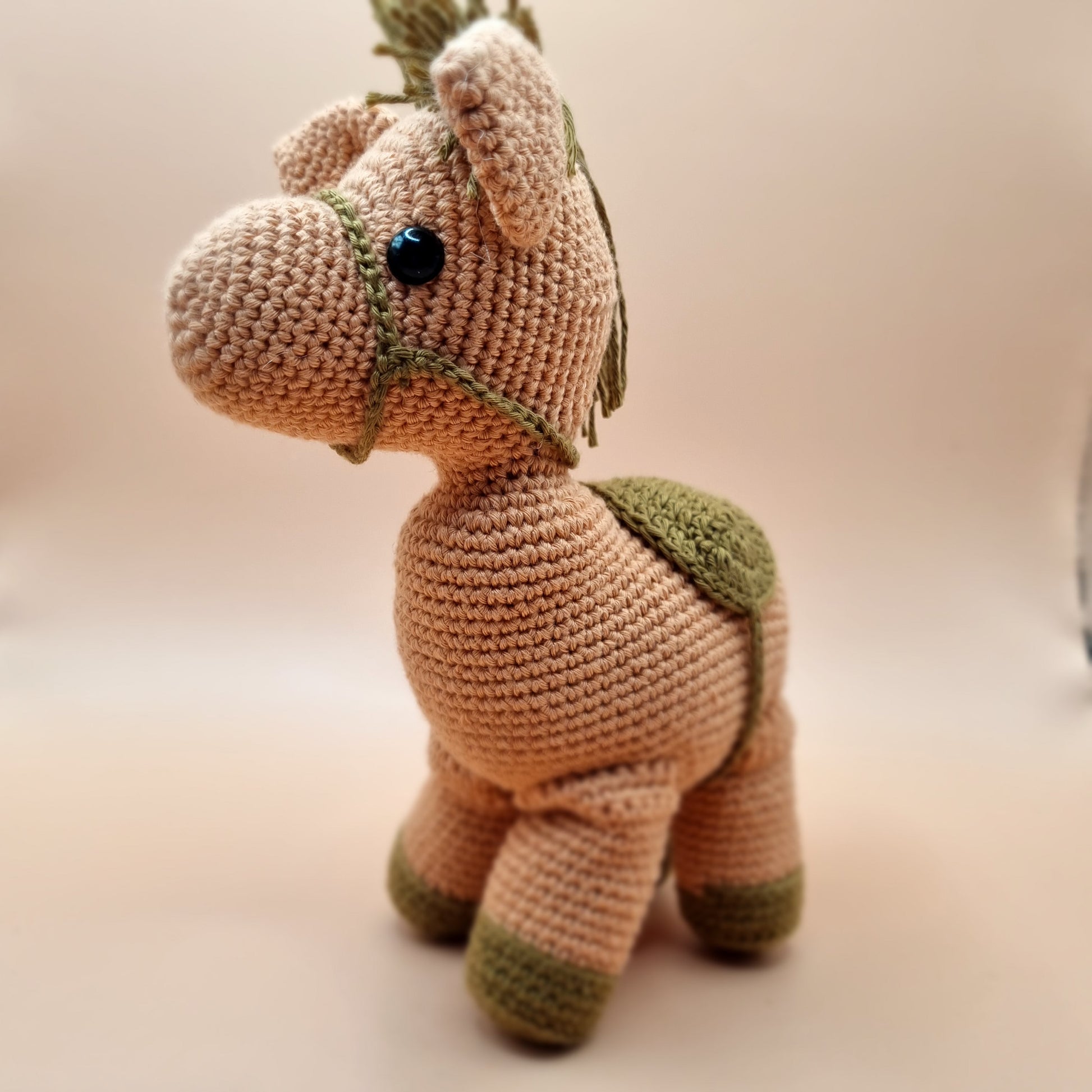 Pony Knitted Doll — Soft, handcrafted knitted pony plush toy | MyBabyandMe