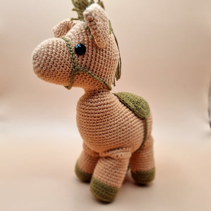 Pony Knitted Doll — Soft, handcrafted knitted pony plush toy | MyBabyandMe