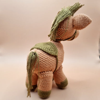 Pony Knitted Doll — Soft, handcrafted knitted pony plush toy | MyBabyandMe