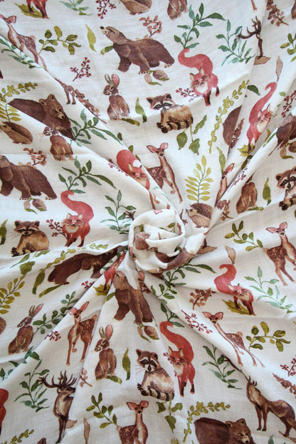 Bamboo/Cotton Printed Swaddles