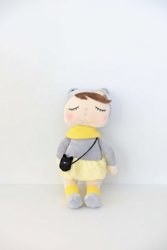 "Lola plush girl doll, a soft and sweet baby gift and nursery toy Australia."

