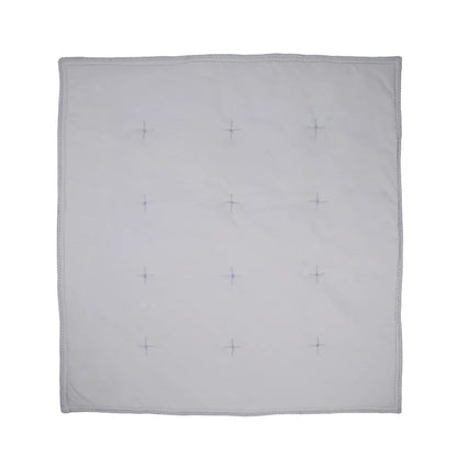 Baby Play Blanket in Grey — Organic Cotton, 1m x 1m | MyBabyandMe
