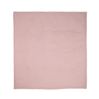 Baby Play Blanket in Pink — Organic Cotton, 1m x 1m | MyBabyandMe