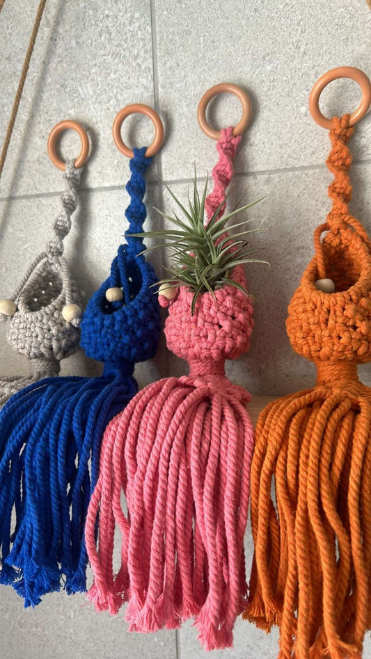 Small Macrame Pot Hangers