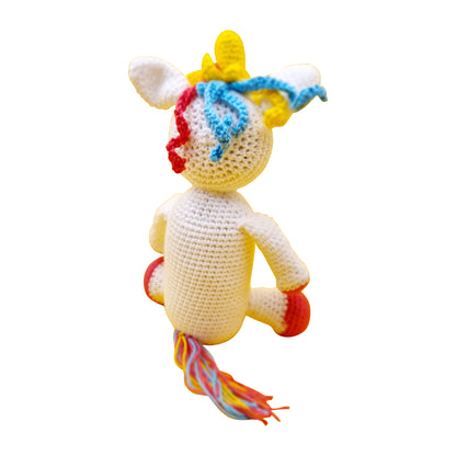 Unicorn Knitted Doll