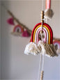 Long Macrame Rainbow Mobile