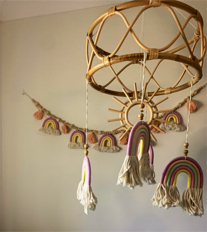 Rainbow Bunting Garland