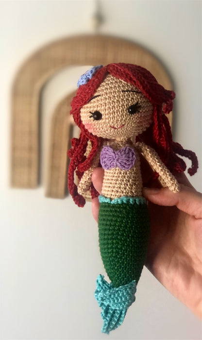 Mermaid Knitted Doll