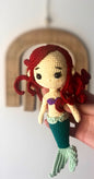 Mermaid Knitted Doll