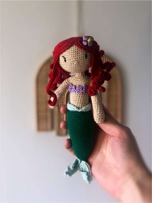 Mermaid Knitted Doll