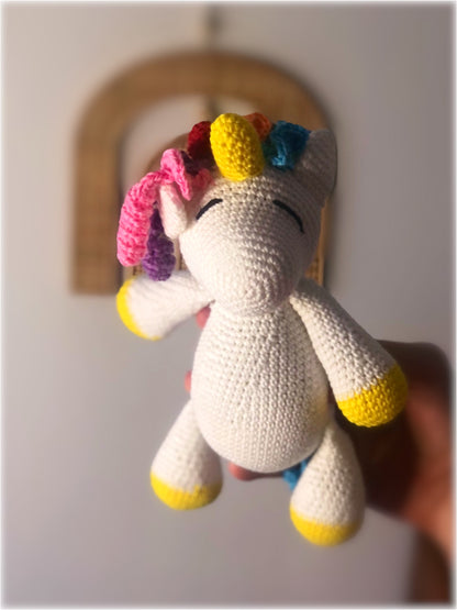 Unicorn Knitted Doll